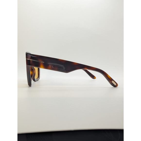 AUTH Tom Ford Cat Eye Oversized Frames – Tortoise & Orange – New - Picture 5 of 8